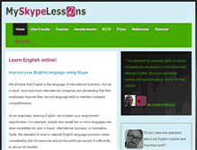 Tablet Screenshot of myskypelessons.com